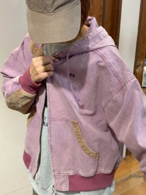 硫化染めフードジャケット
