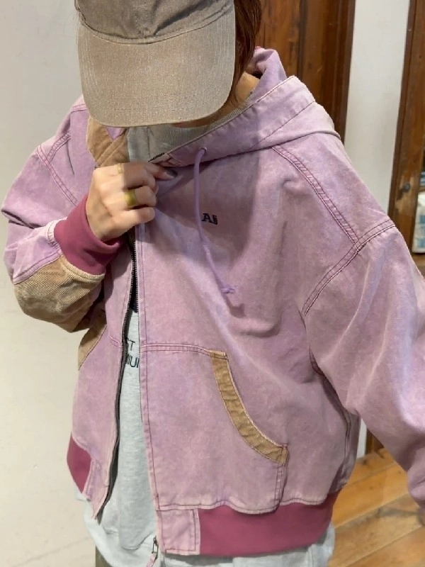 硫化染めフードジャケット