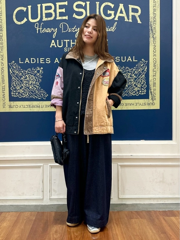 ワッペン刺繍スタンドジャケットを着てみた！