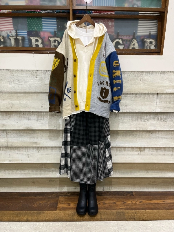 ジャガードカーデ♡