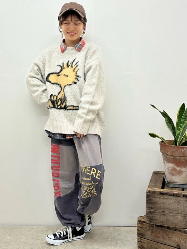 新作！PEANUTSコラボニット